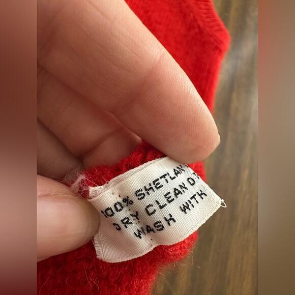 Vintage Lady Clansman Scottie Shetland Wool Vest Size Large - Picture 5 of 9